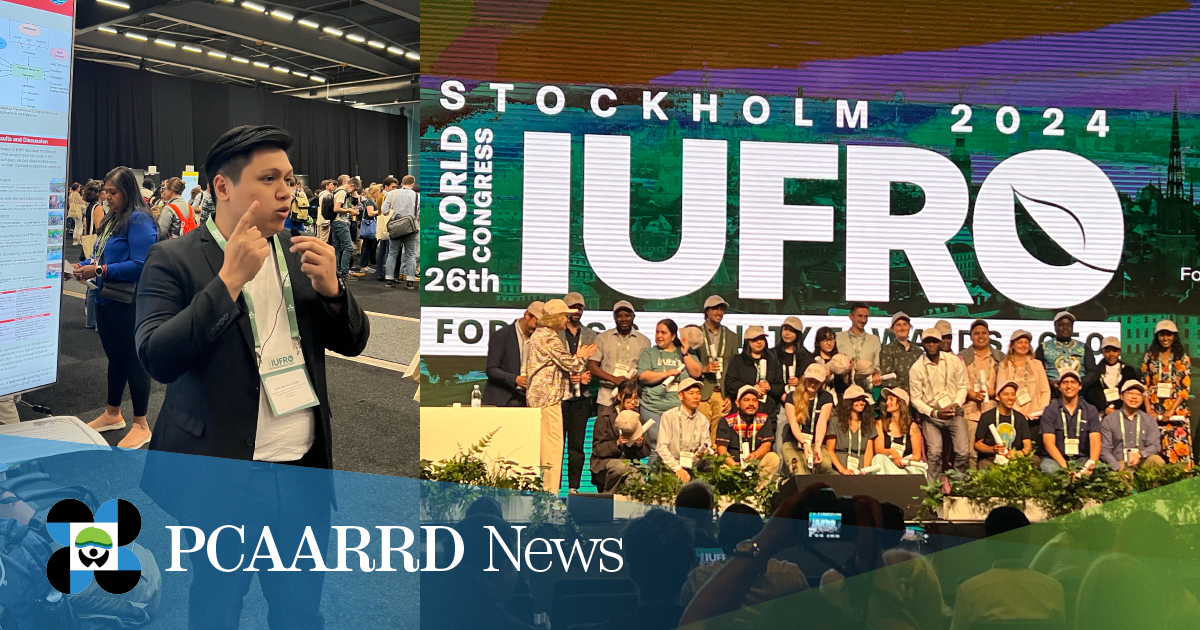 DOST-PCAARRD joins the IUFRO World Forest Congress 2024, wins Best Poster Award